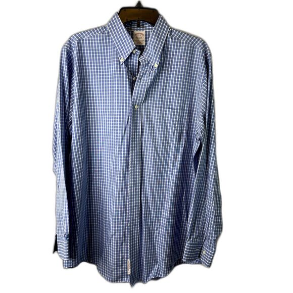 Brooks Brothers The Original Polo Long Sleeve Shirt Non Iron 16-34/LG - Picture 1 of 8